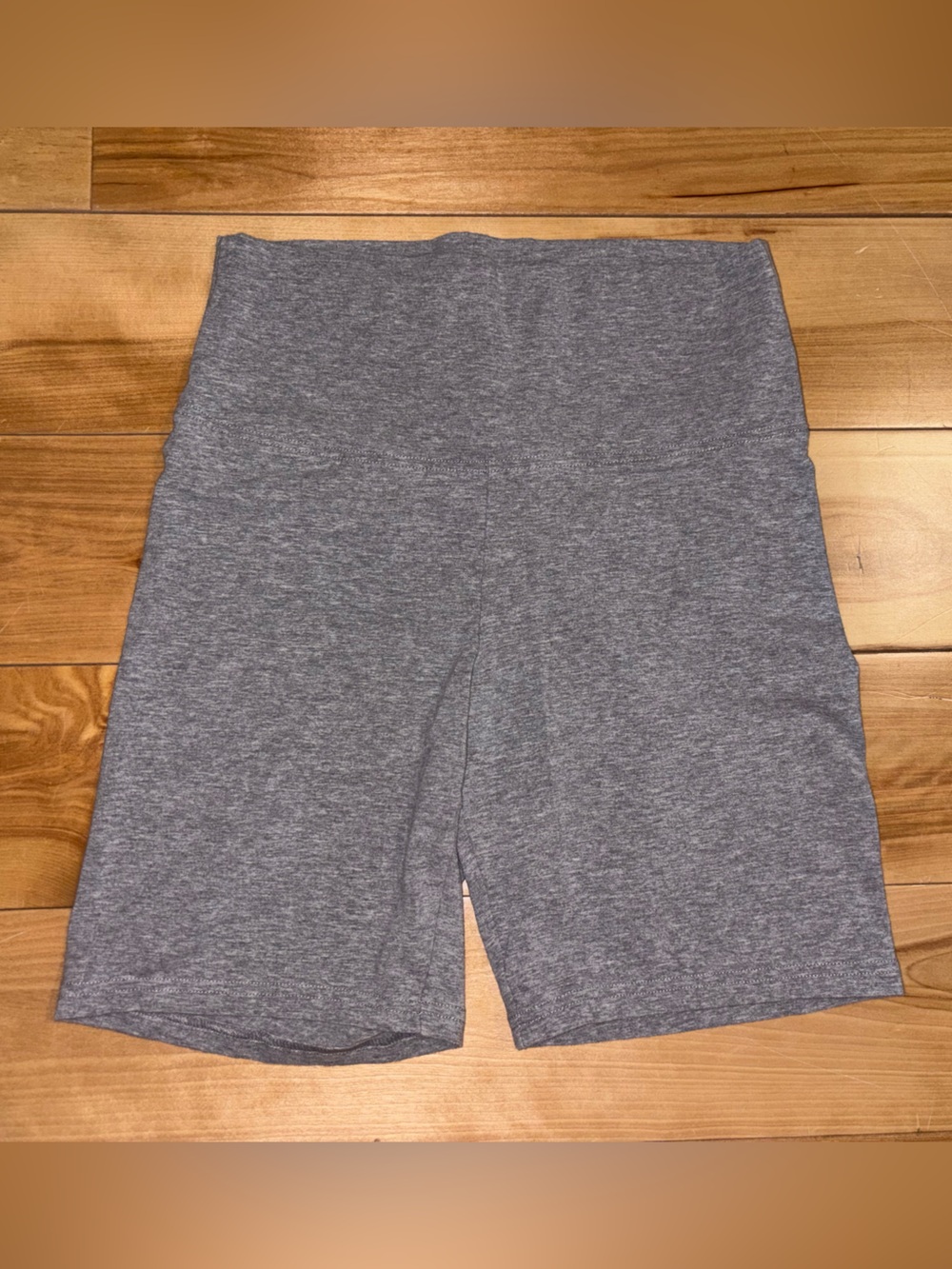 TNA Heather Gray High-Rise Knit Shorts